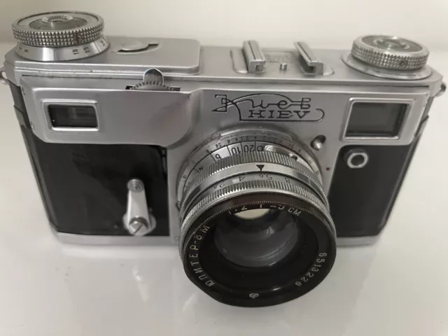 EARLY 1965 SOVIET USSR "KIEV-4A" Contax clone- rangefinder CAMERA + JUPITER lens