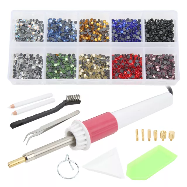 Kit Bedazzler con Estrás Aplicador Hot Fix Setter Estrás GRO