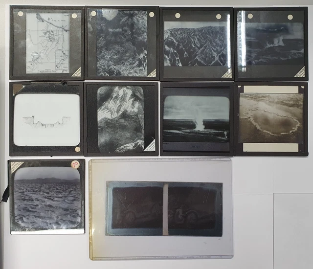 Job Lot of Magic Lantern Slides x 9