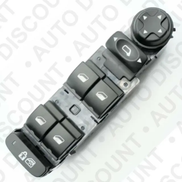 Platine boutons lève vitres pour Peugeot 308 - 508 - C5 (côté conducteur -  4 vitres) 6490QY (R)