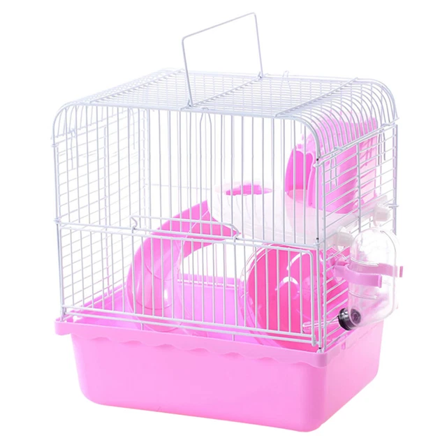1PC Robuster 2-Lagen-Hamster cavekäfig Zuchtkäfig für kleine Tierspielzeuge