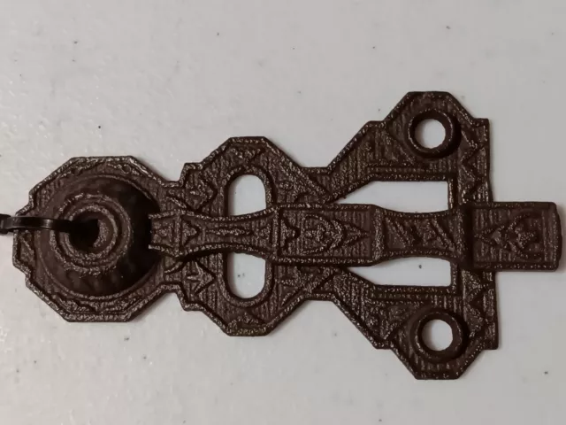 Antique Original Hasp & Hook Door Gate Latch Eastlake Arts crafts