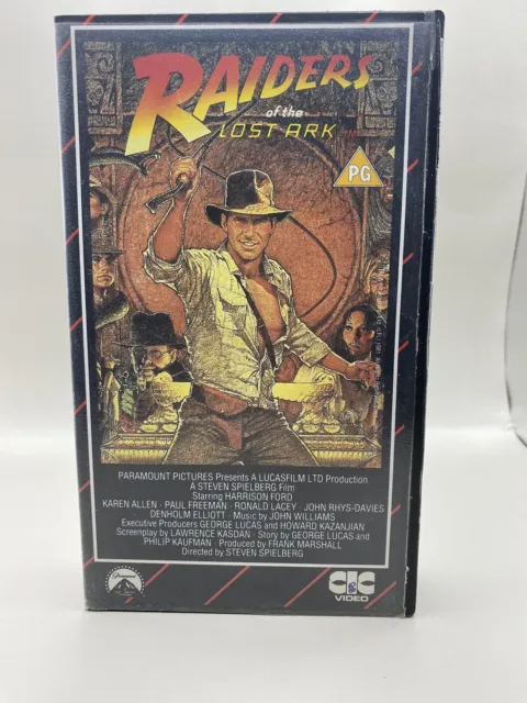 Raiders of the Lost Ark . 1981 CIC Rare Sony Betamax Video Tape