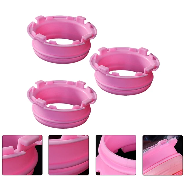 3 piezas Accesorios de rótula de rámster para jaulas hámster juguete rosa