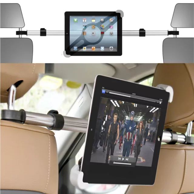 Universal Car Back Seat Holder Headrest Mounting Holder For iPad Tablet 7-11"