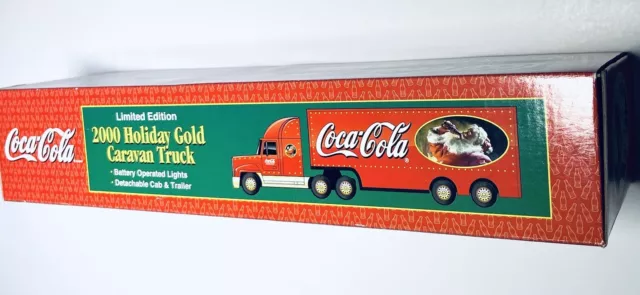 New Never Used Vintage Collectors Coca-Cola 2000 Truck Caravan New Out Of Box