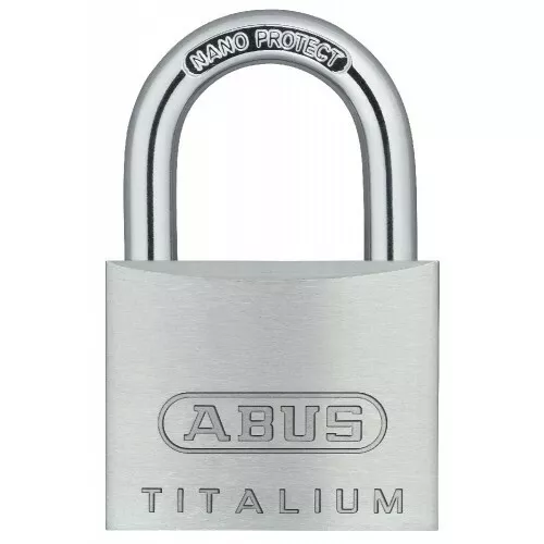 Cadenas à clé - corps Titalium™ - anse acier cémenté - 64TI/40 ABUS