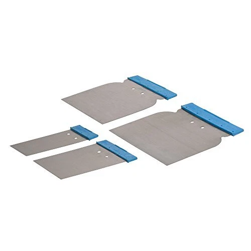 Silverline 398777 Jeu de 4 spatules de Carrossier 50 80 100 et 120 mm