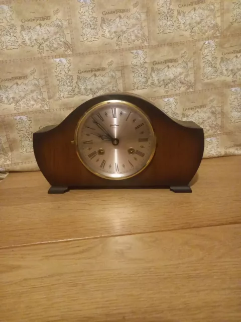 Vintage 1940's Oak case Bentima clock