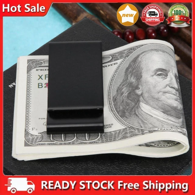 Fermasoldi Portatile In Acciaio - Clip Per Banconote E Carte Di Credito