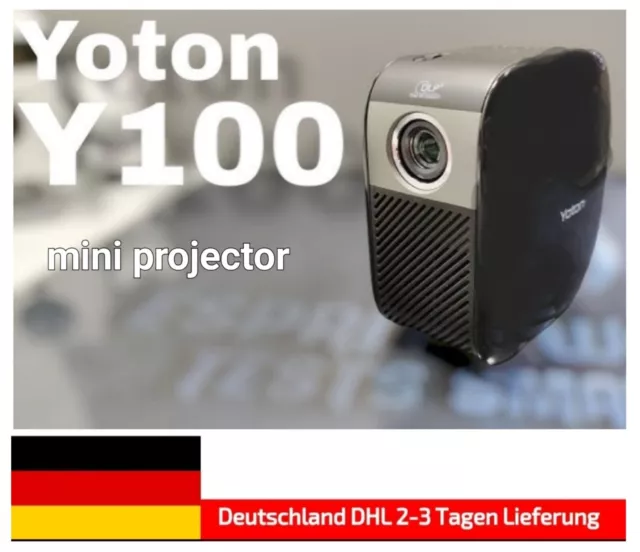 Mini Projektor Yoton ,Video Projektor Tragbar DLP 1080P