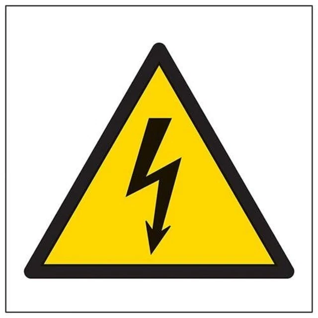 VSAFETY 61013 AF-S PANNEAU d'avertissement Attention Logo électrique