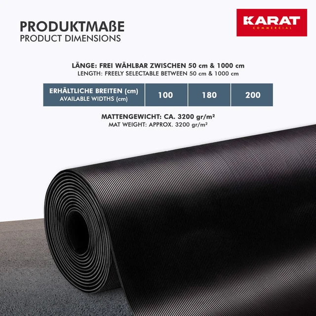 Tapis Caoutchouc Antidérapant 100x150 Cm - Effet Tôle Larmée, 3 Mm - Garage Ou Atelier