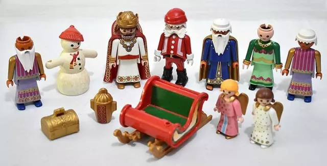 PLAYMOBIL Lot De Navideño. 12 Pièces