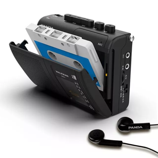Panda 6501 Portable Tape AM/FM Radio Retro Cassette Music Player Walkman3133
