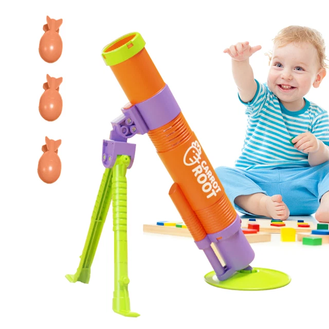Gravity Carrot Root Launch Toy Kids Launcher Toy Novelty Stress Relief Toy