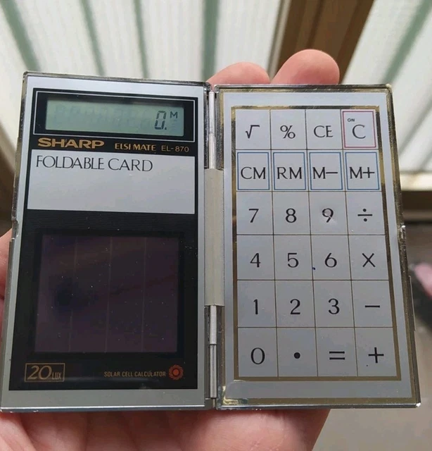 Sharp EL-334W - Calcolatrice Da Tavolo Con Display Grande, Alimentazione Solare E Batteria