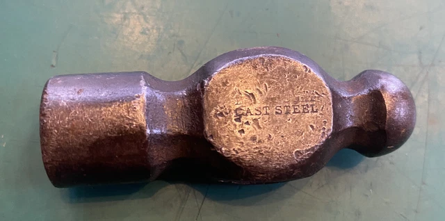 Vintage D. MAYDOLE Cast Steel 3.5oz Ball Peen Hammer Head Gunsmith Jewelers Tool