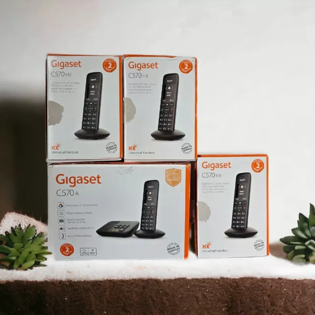 Gigaset C575A C570HX quartetto Siemens DECT 4 telefoni Gigaset C575A C570HX quartetto Siemens DECT 4 telefoni
