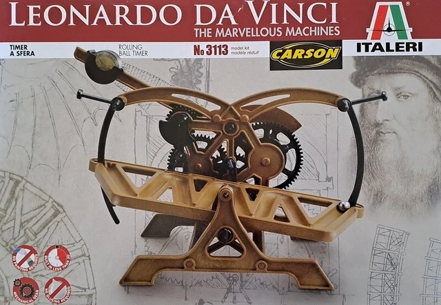 3113 ITALERI 3113 - Leonardo Da Vinci - Timer A Sfera - Rolling Ball Timer ...