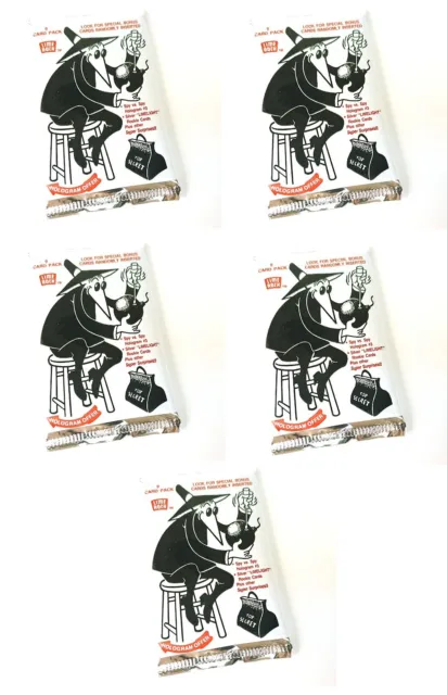 Set of 5 Sealed 9 Card Pack 1993 Lime Rock Mad Magazine Spy vs Spy Trading Cards