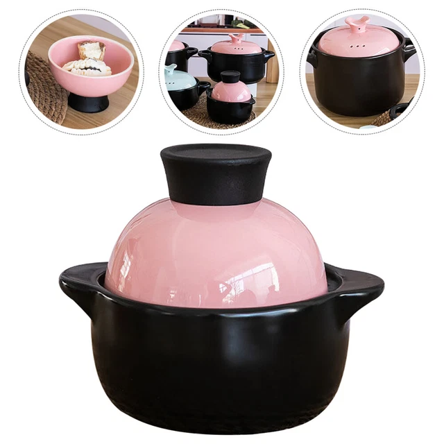 Mini casseruola argilla pentola stufato pentola ceramica pentola