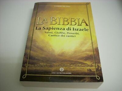 LA BIBBIA "LA SAPIENZA DI ISRAELE" Vol. 3 - 1a ed. 2000 Oscar Mondadori NUOVO