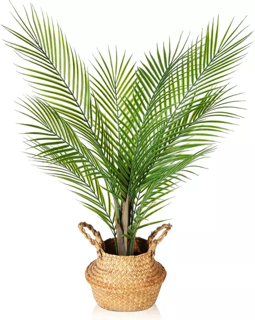SOGUYI Pianta Finta 40cm Areca Palm Piante Finte da Interno