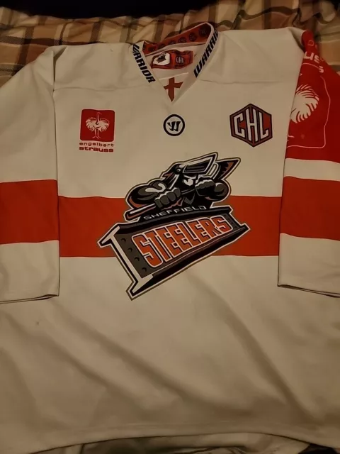 Sheffield Steelers Ice Hockey Jersey shirt top CHL XL Rare