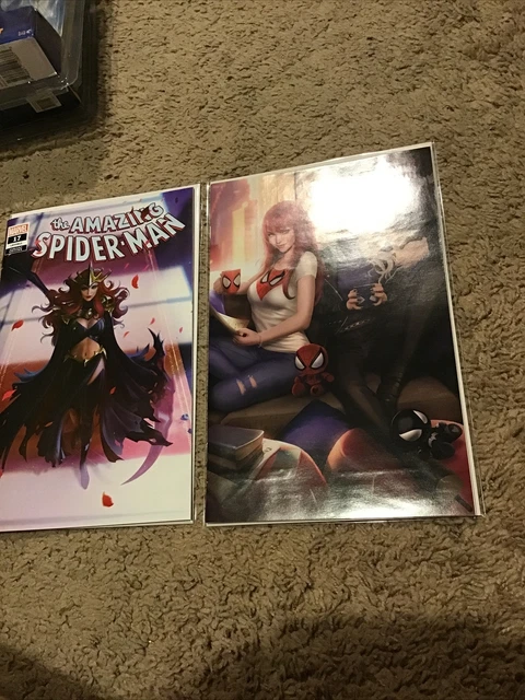 The Amazing Spider-Man #17 R1C0 Goblin Queen & 23 VIRGIN Diaz Variant Cover