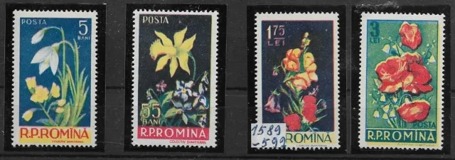Rumänien MiNr 1589 - 1592 postfrisch **
