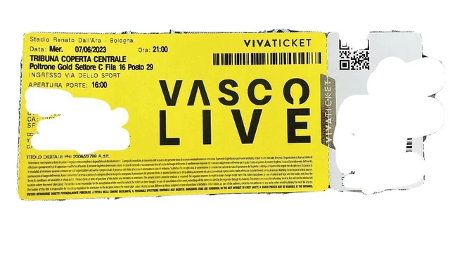 biglietto vasco rossi