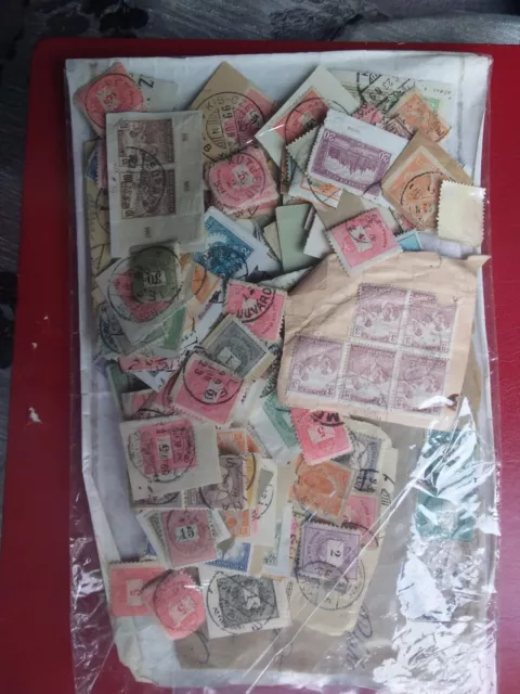 Hungary Stamps Bag Full Not Checked Seem To Be Mostly On Paper From 1920s And 30