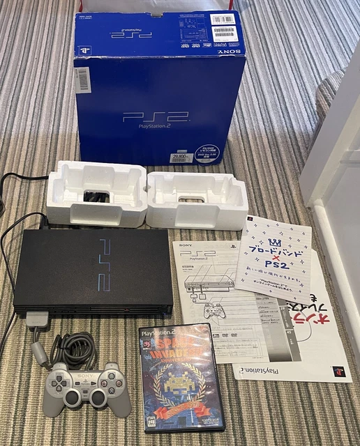 Console Sony PS2 Slim SCPH-70000 - Noir - Fonctionnelle - Version Japon - Occasion