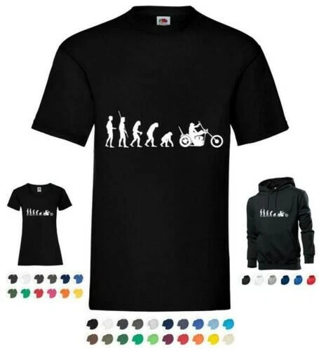 Evolution Chopper Al Contrario T-Shirt/Pullover / Felpa con Cappuccio
