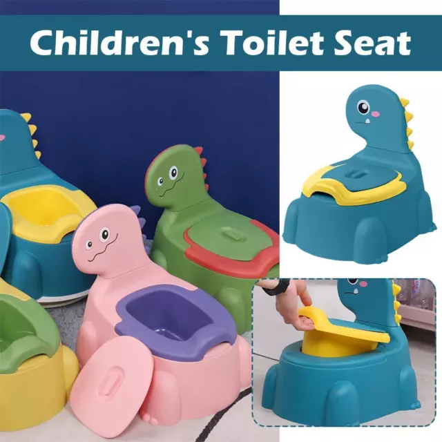 Baby Potty Toilet Training Seat Cartoon Dinosaur Thickening Potty Baby Urinal-