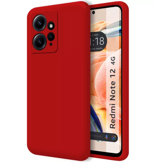 Funda Silicona Líquida Ultra Suave Xiaomi Redmi Note 12s Color