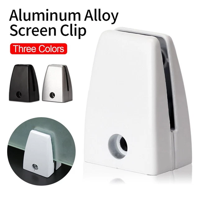 Clip schermo verticale accessori per mobili supporto morsetto in vetro