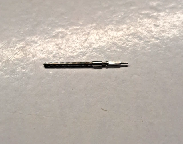 MONTRE RALLONGE DE TIGE DE REMONTOIR FILETAGE de 1mm LONGUEUR 12.10 MM