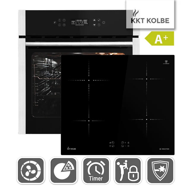 Cuisinière: 60cm Four encastrable EB8313ED + 59cm Plaque Induction IH5900RL