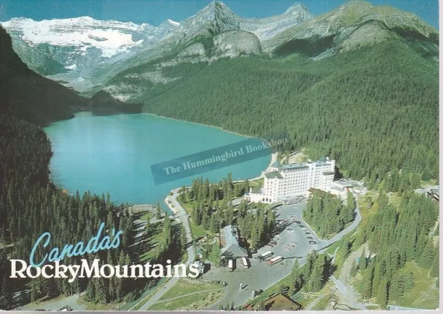 Chateau Lake Louise Banff Nat Park Kanada (RPPC) Postkarte mit Stempel