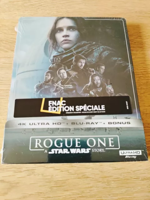ROGUE ONE:  A STAR WARS STORY  4K BLURAY STEELBOOK Neuf Sous Blister Édition FR