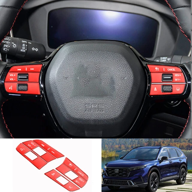 FOR HONDA CRV CRV 2023 2024 Interior Steering Wheel Button Cover Trim