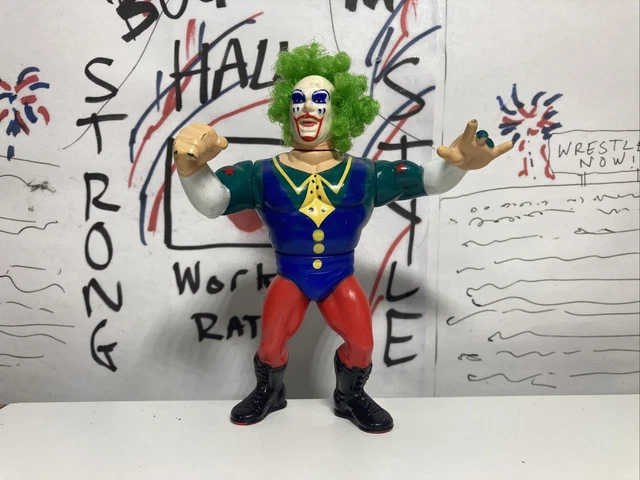 WWF Doink the Clown Wrestling Figure WWE Series 9 1994 WCW AEW ECW HASBRO READ