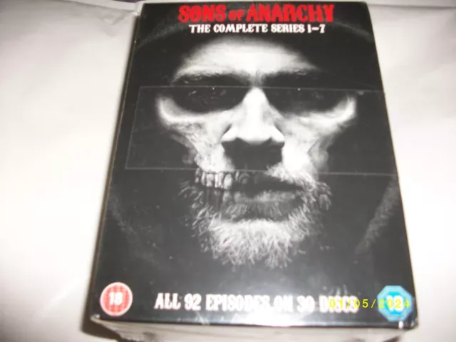 Sons Of Anarchy Complete Seasons 1-7 DVD Box Set,read condition