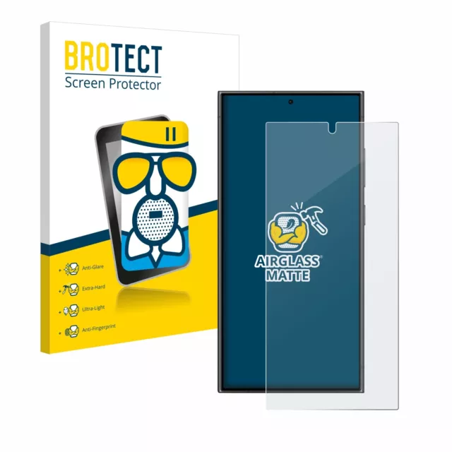 Anti-Riflesso Vetro Pellicola Protezione per Samsung Galaxy S24 Ultra Proteggi