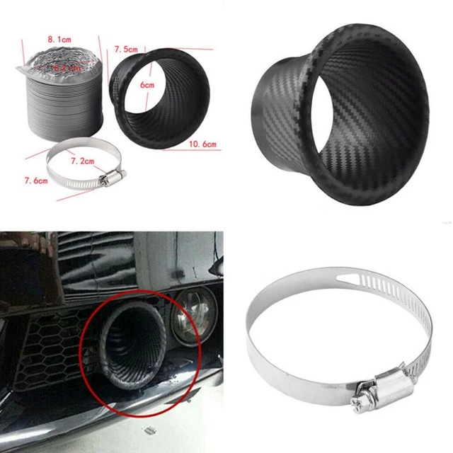 Turbo Tuyau Admission Air Pièces Rechange Carbone Fibre Style Pare Choc Avant