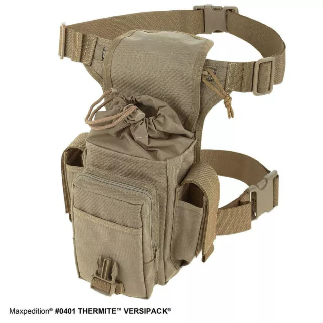 Maxpedition Thermite Versipack Beintasche, Hüfttasche, Schultertasche in khaki 3