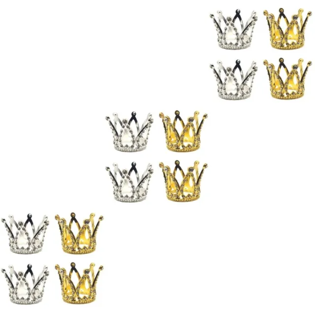 12 pz copricapo compleanno bambini piccola corona triangolare piccola principessa
