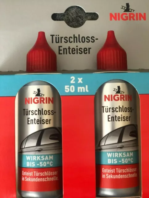 Türschloss-Enteiser Nigrin, 2 x 50 ml